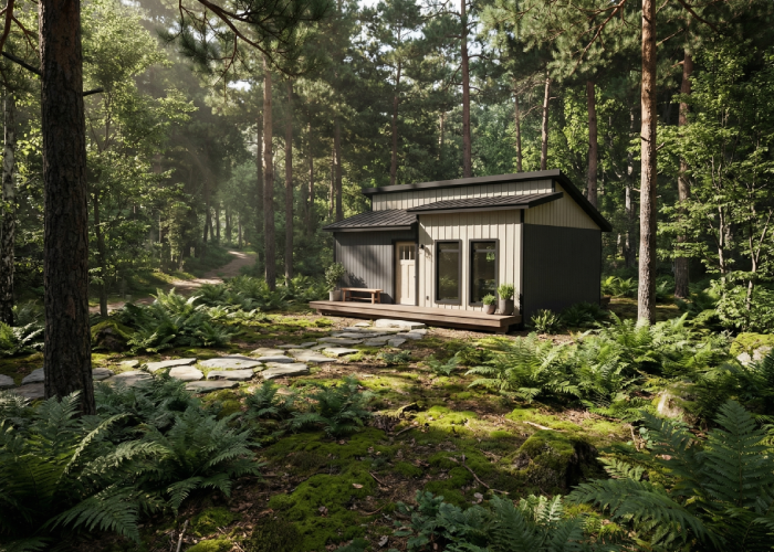The Lynx Rendering Forest Retreat img