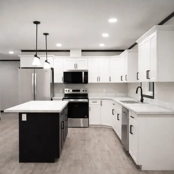 The Fox IV-Modern monochrome kitchen design