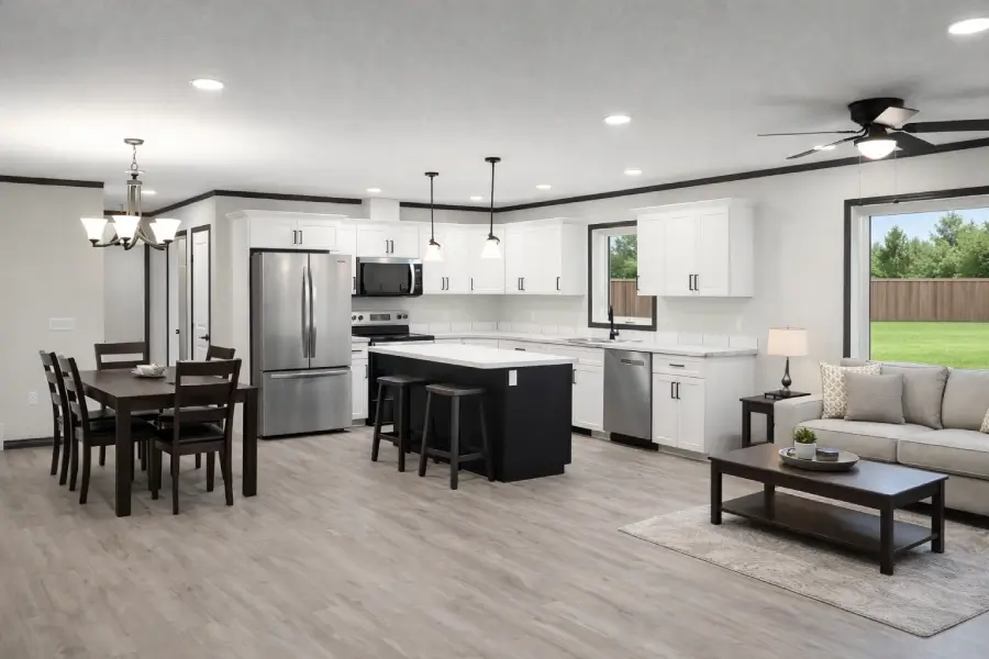The Fox IV-Modern open living and dining space